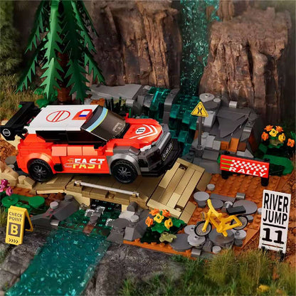 River Jump Rally Scene 1102Pcs