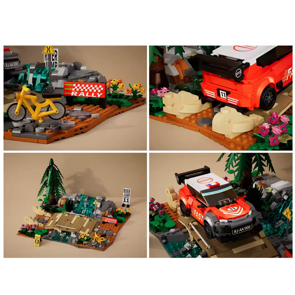 River Jump Rally Scene 1102Pcs