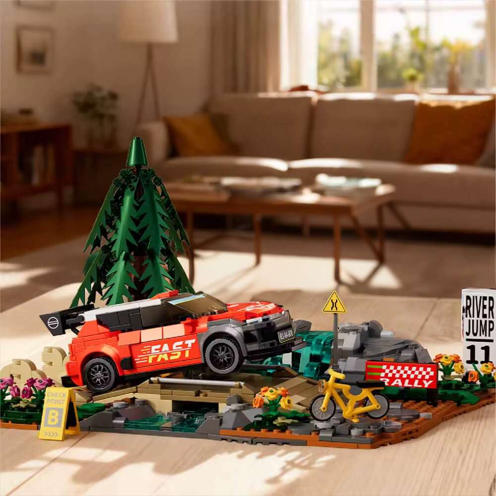 River Jump Rally Scene 1102Pcs