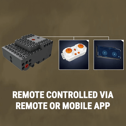 Remote Controlled M24 Chaffee Tank 931pcs - RBrickstem®