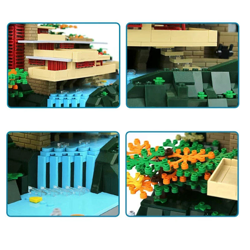 Fallingwater Villa 1219pcs mySite