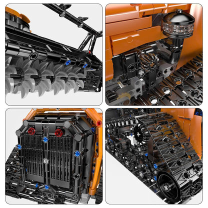 Remote Controlled Reclaiming Crawler 1649Pcs