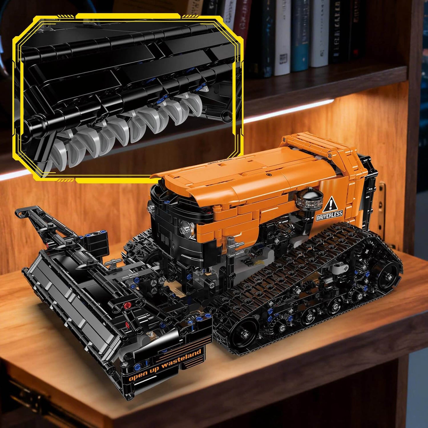 Remote Controlled Reclaiming Crawler 1649Pcs