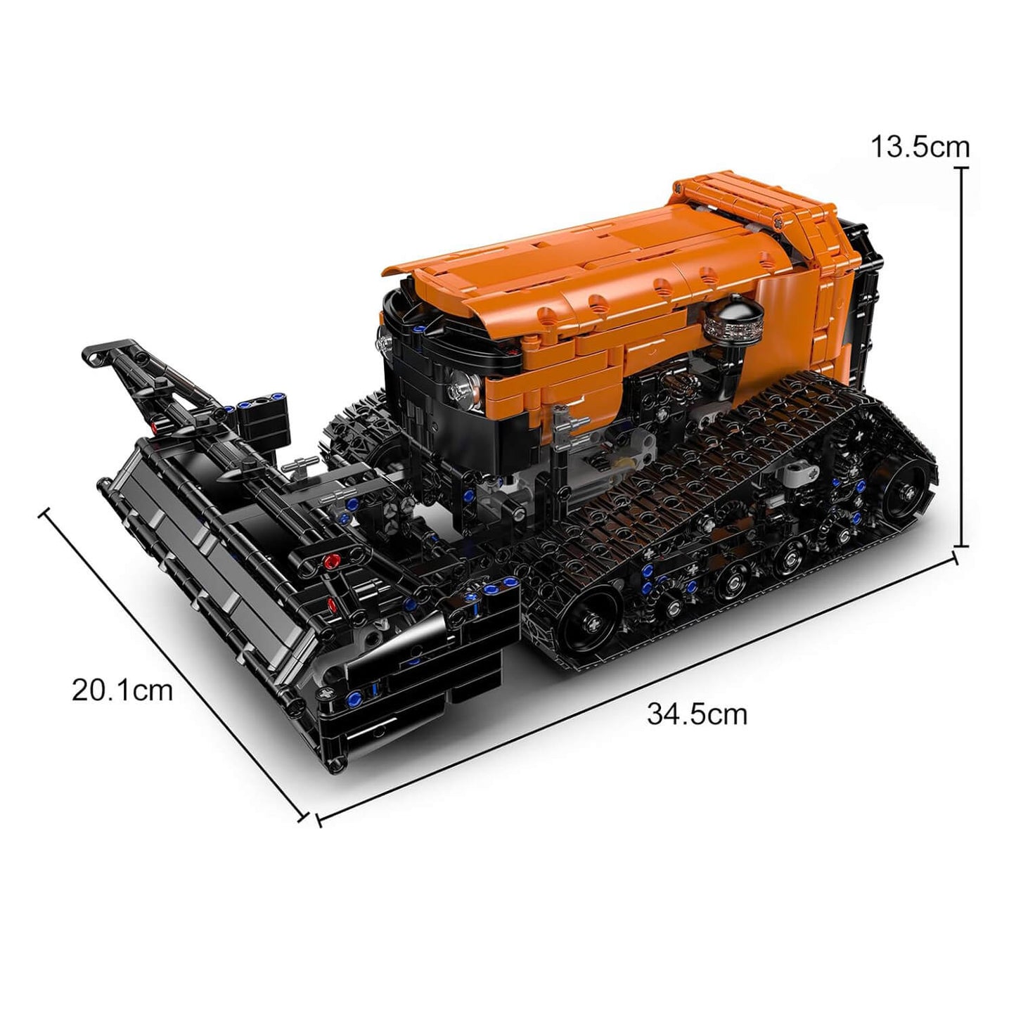 Remote Controlled Reclaiming Crawler 1649Pcs