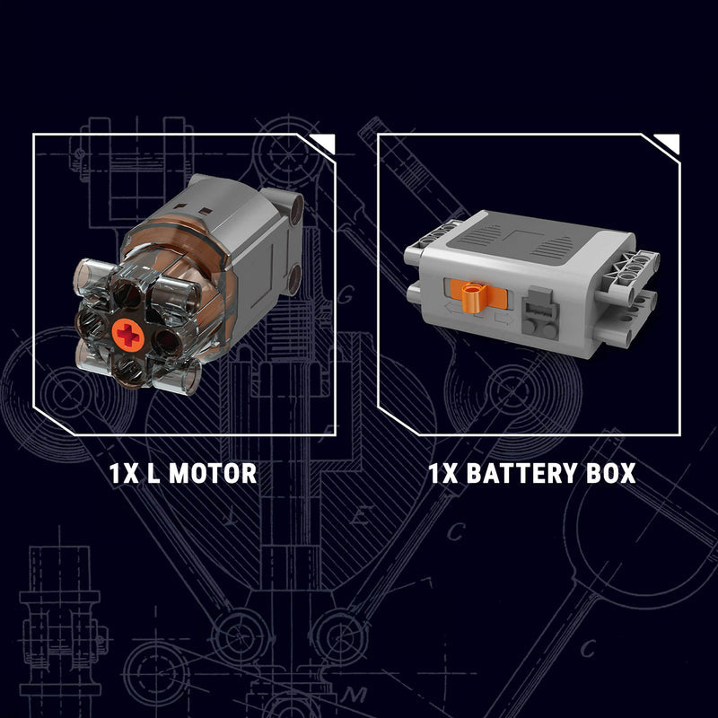 The Ultimate V12 Engine & Gearbox 3471pcs RBrickstem®