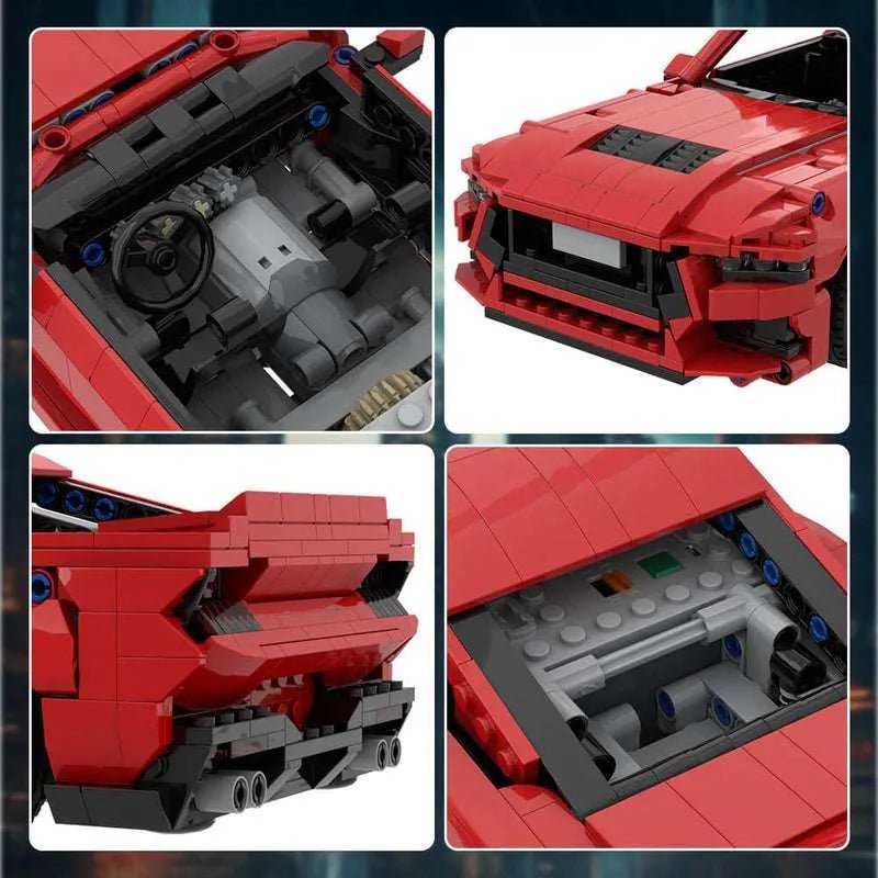 Remote Controlled 2024 American Muscle 1082pcs - RBrickstem®