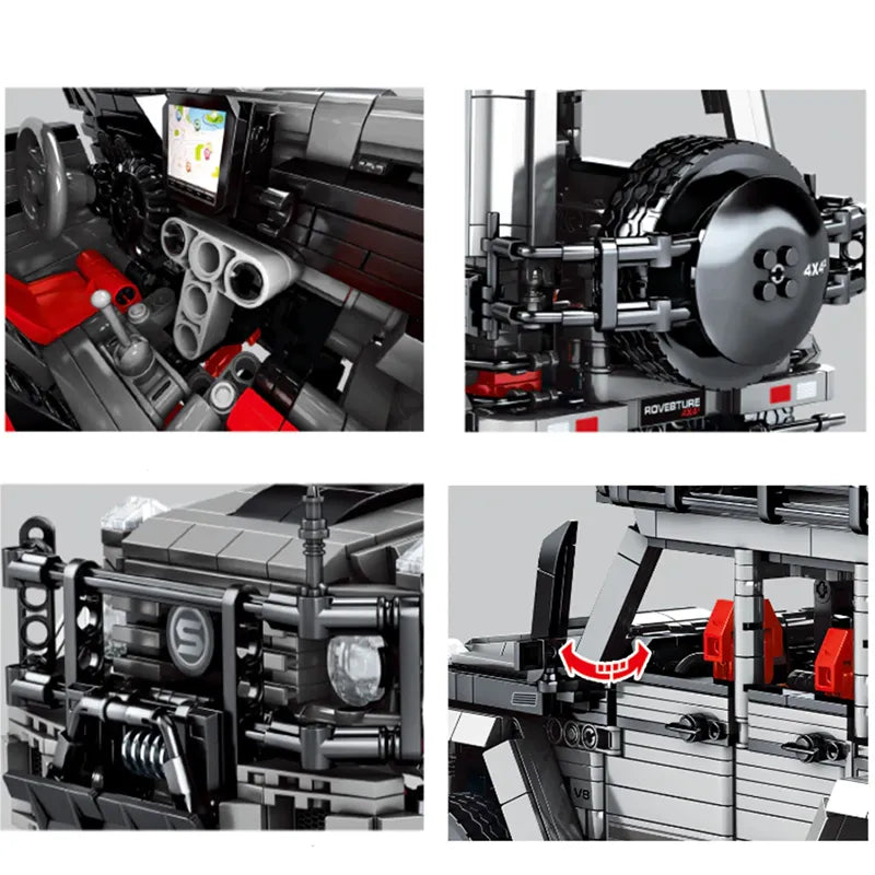 Remote Controlled 4x4 1852pcs - RBrickstem®