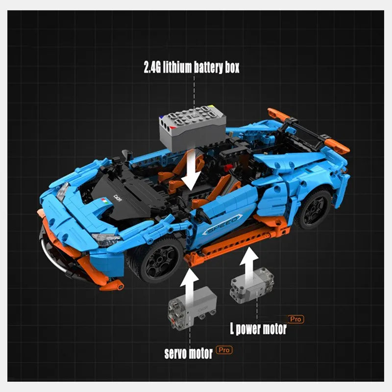 Remote Controlled Bull 1120pcs - RBrickstem®