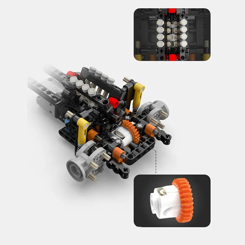 Remote Controlled Bull 1120pcs - RBrickstem®