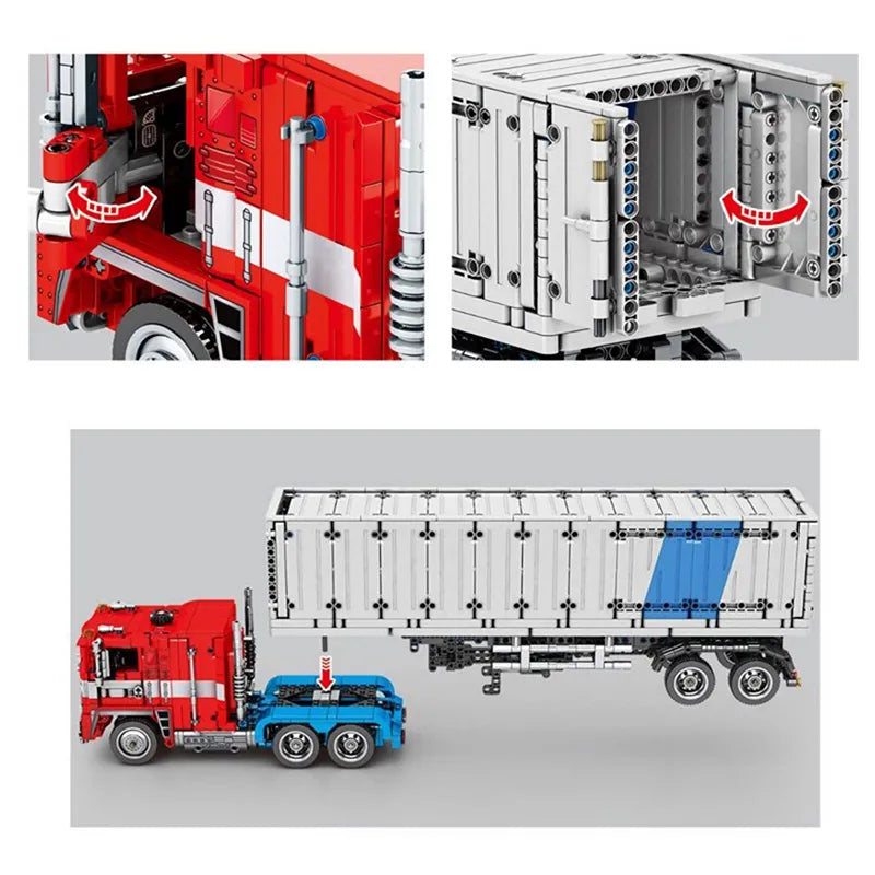 Remote Controlled Cargo Truck 2072pcs - RBrickstem®