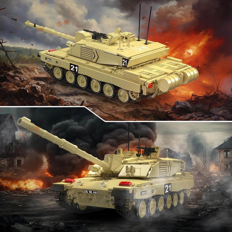 Remote Controlled Challenger 2 Tank 1126pcs - RBrickstem®