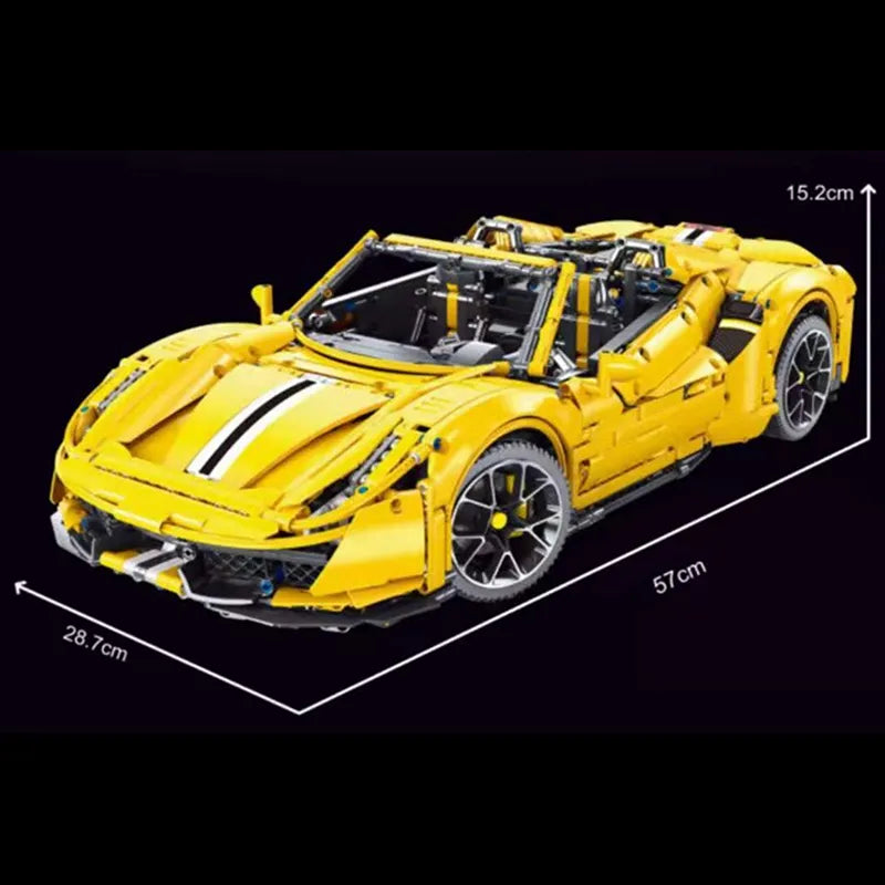 Remote Controlled Convertible Italian Supercar 3607pcs - RBrickstem®
