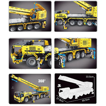 Remote Controlled Crane 3710pcs - RBrickstem®