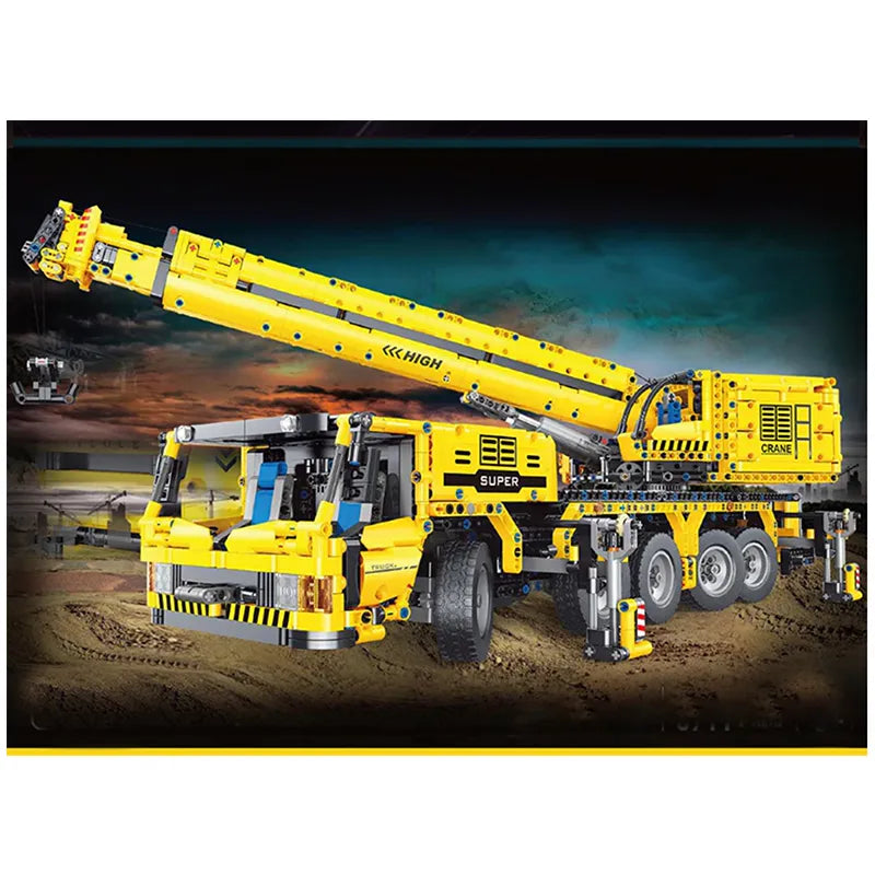 Remote Controlled Crane 3710pcs - RBrickstem®