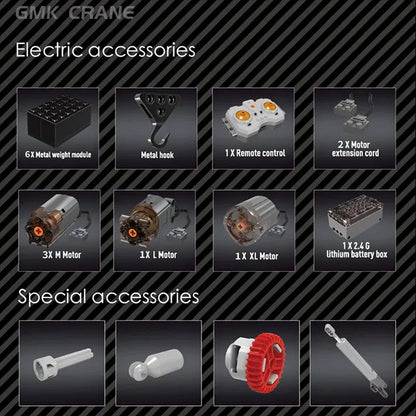 Remote Controlled Crane 4460pcs - RBrickstem®