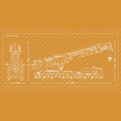 Remote Controlled Crane 4460pcs - RBrickstem®