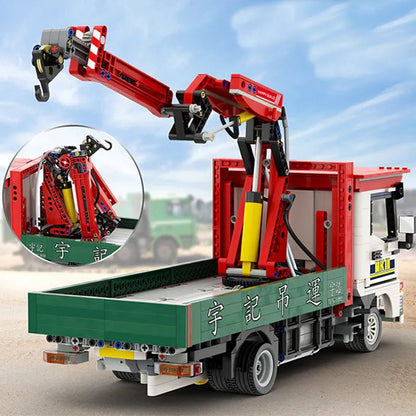 Remote Controlled Crane Truck 1476pcs - RBrickstem®