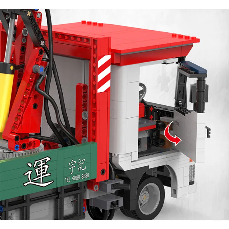 Remote Controlled Crane Truck 1476pcs - RBrickstem®
