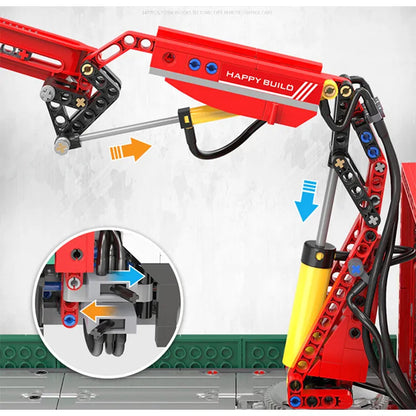 Remote Controlled Crane Truck 1476pcs - RBrickstem®
