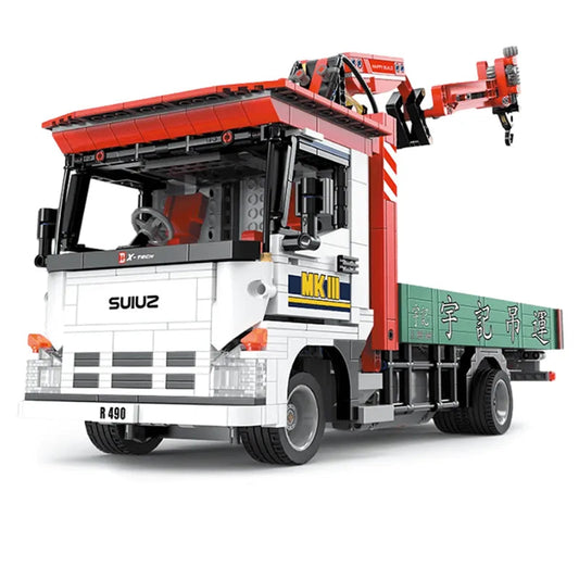 Remote Controlled Crane Truck 1476pcs - RBrickstem®