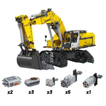Remote Controlled Excavator 2070pcs - RBrickstem®