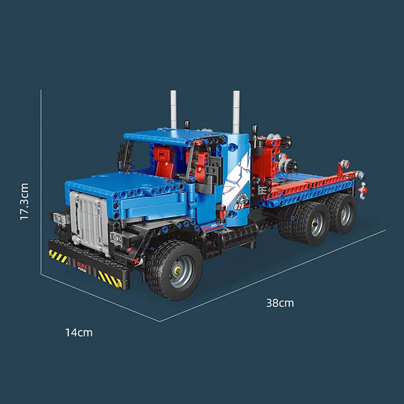 Remote Controlled Flatbed Tow Truck 1063pcs - RBrickstem®