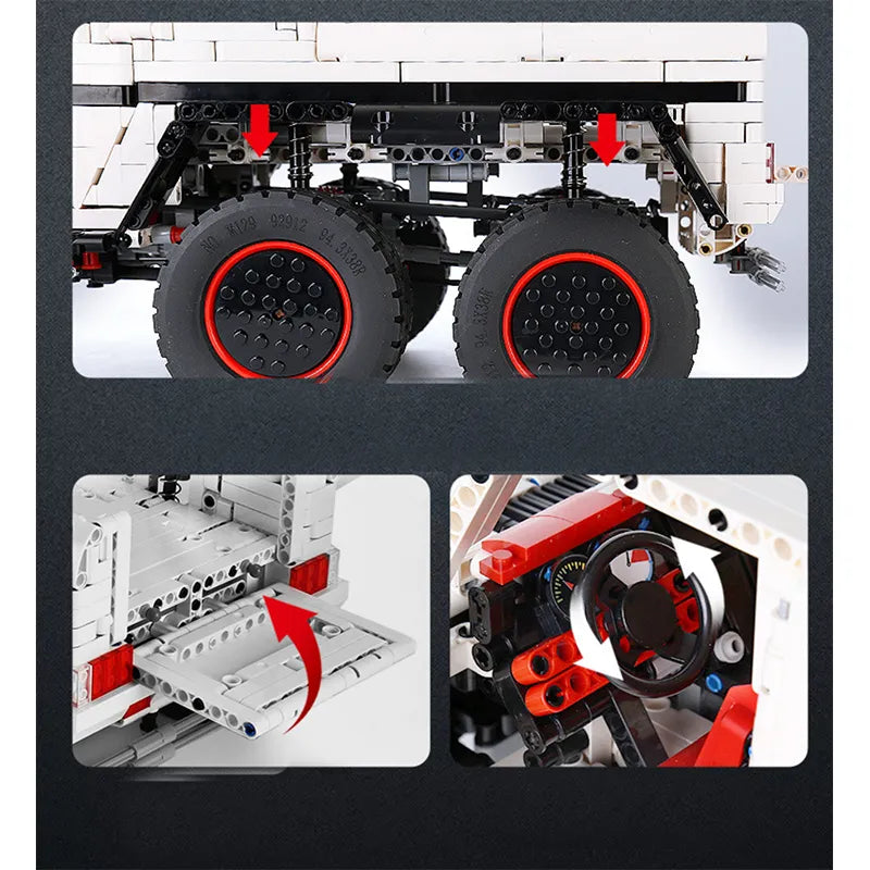 Remote Controlled German 6x6 3685pcs - RBrickstem®