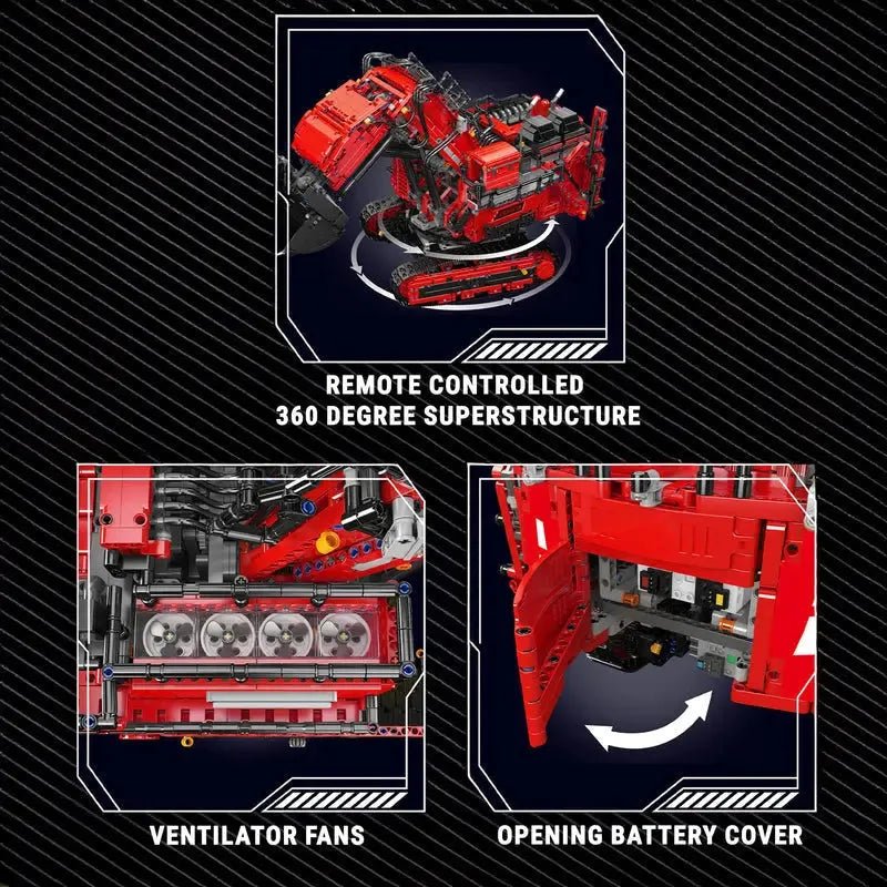 Remote Controlled Heavy Duty Excavator 4766pcs - RBrickstem®