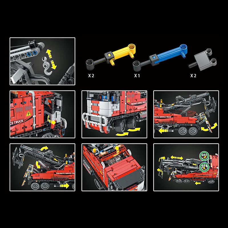Remote Controlled Tow Truck 1497pcs - RBrickstem®