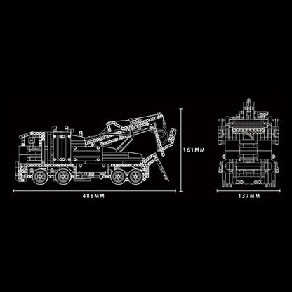 Remote Controlled Tow Truck 1497pcs - RBrickstem®