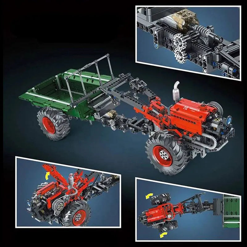 Remote Controlled Tractor 1311pcs - RBrickstem®
