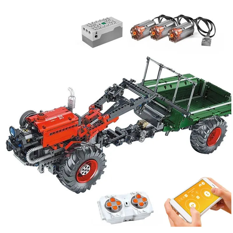 Remote Controlled Tractor 1311pcs - RBrickstem®