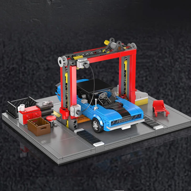 70's American Auto Repair Shop 857Pcs