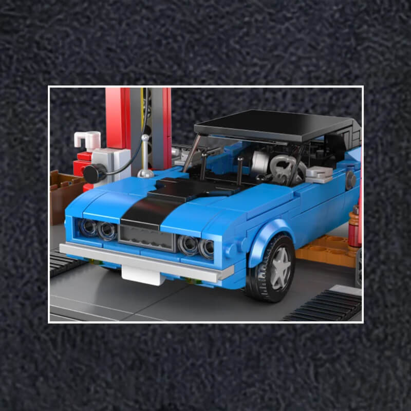 70's American Auto Repair Shop 857Pcs