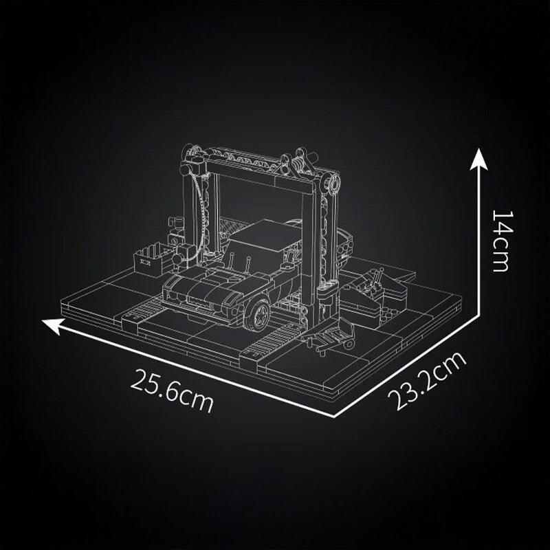 70's American Auto Repair Shop 857Pcs