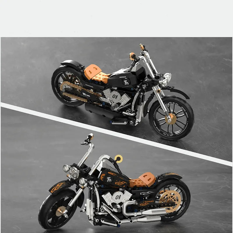 Retro Bike 444pcs - RBrickstem®