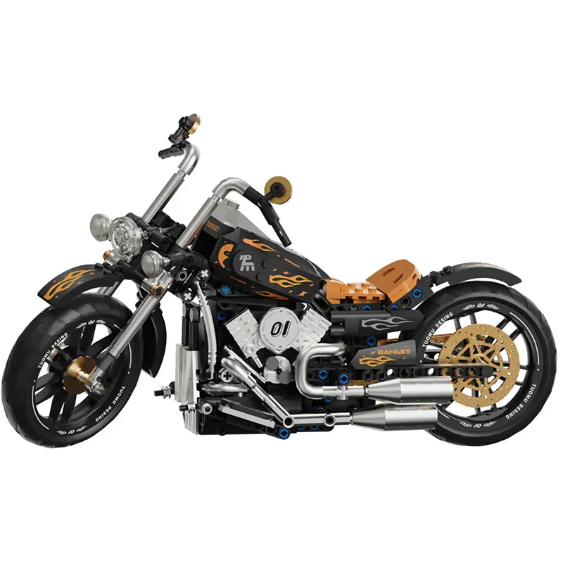 Retro Bike 444pcs - RBrickstem®