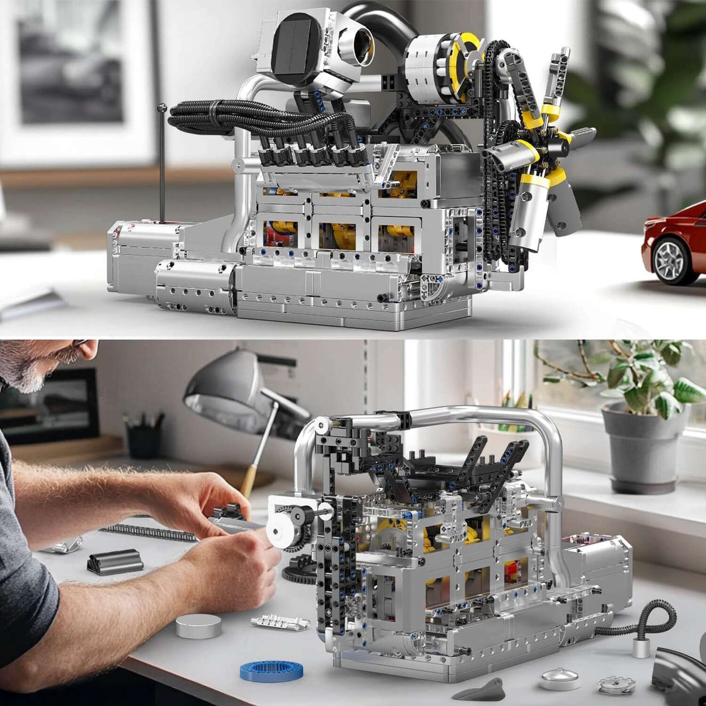 The Ultimate Rotary Engine 2176Pcs