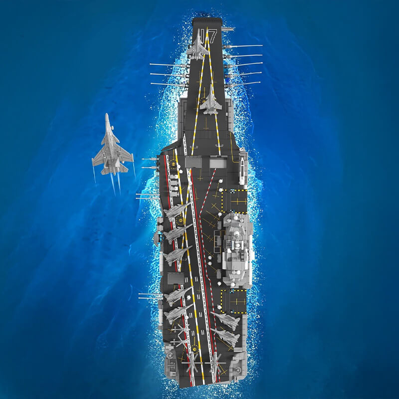 The Shandong Aircraft Carrier 2297Pcs