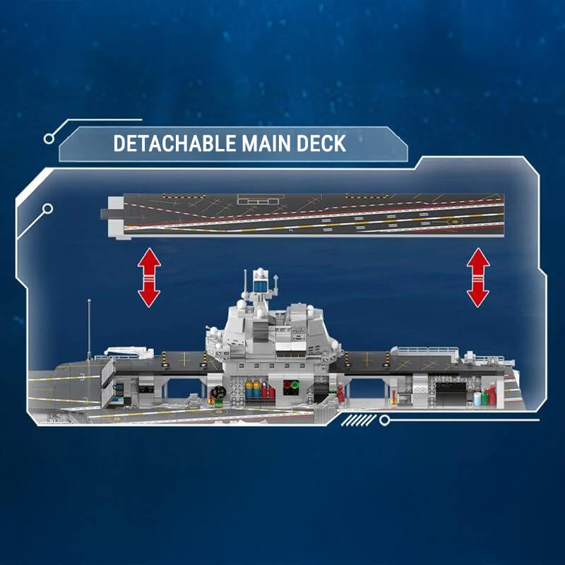 The Shandong Aircraft Carrier 2297Pcs