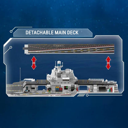 The Shandong Aircraft Carrier 2297Pcs