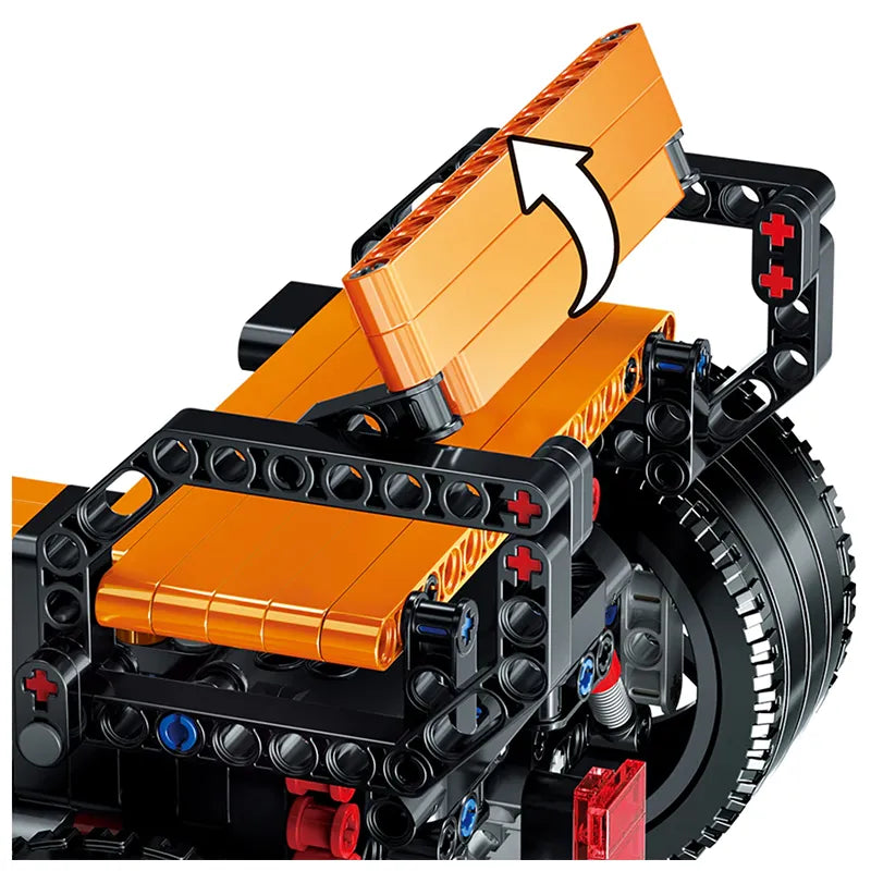 Single Seater Race Car 1396pcs - RBrickstem®