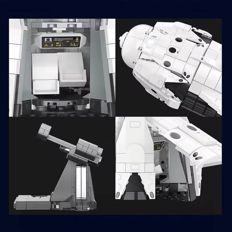 Space Capsule Explorer 849Pcs - RBrickstem®