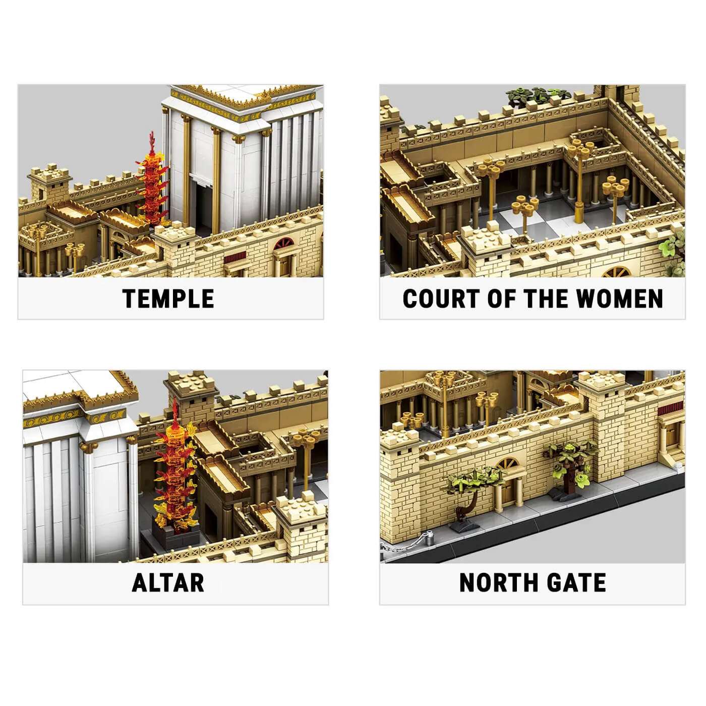 Temple of Jerusalem 3232Pcs