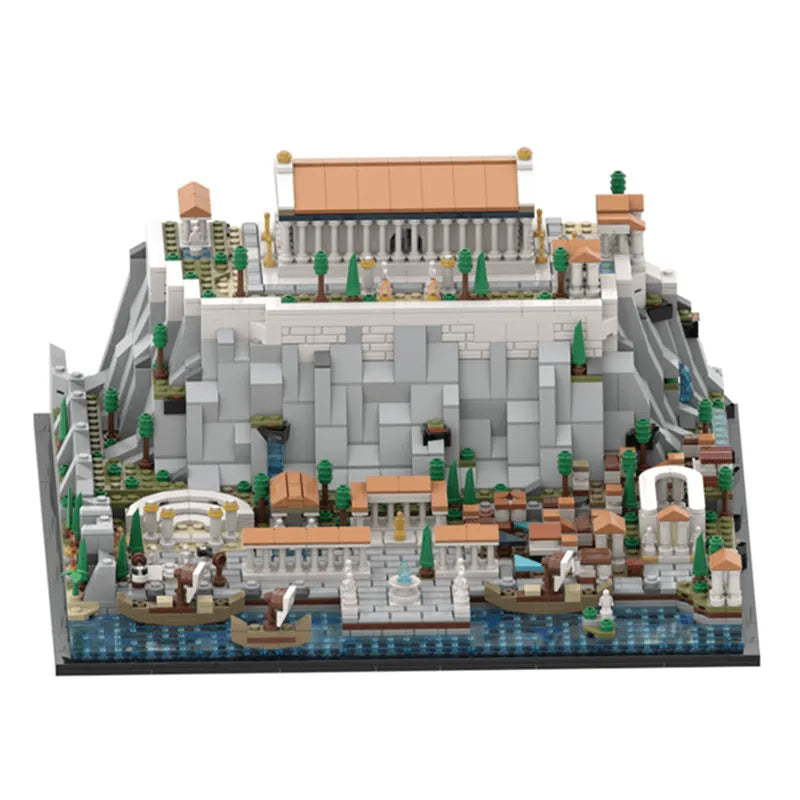 The Acropolis of Athens 1970pcs - RBrickstem®