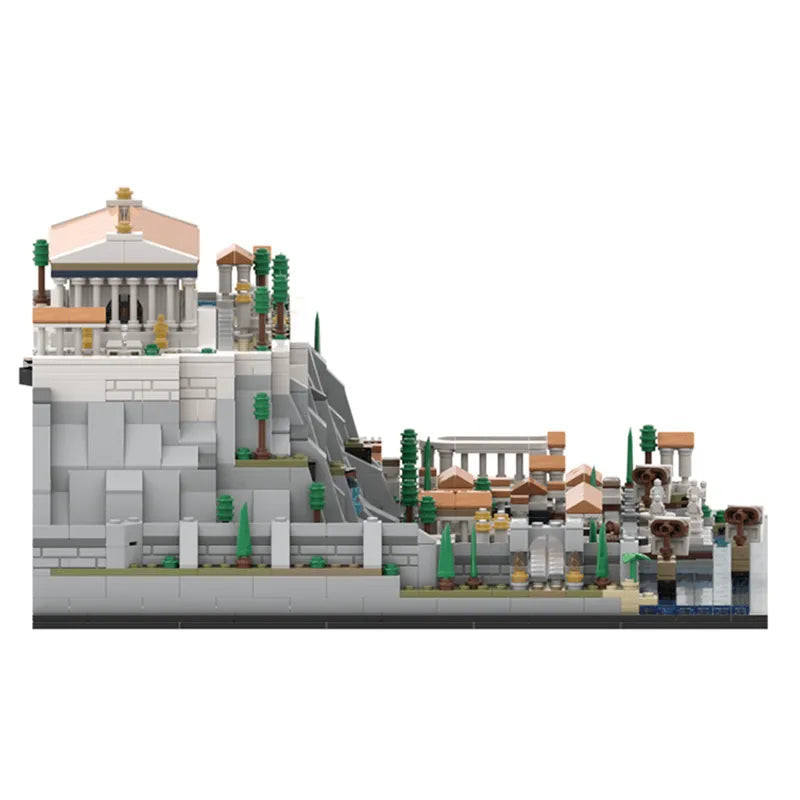 The Acropolis of Athens 1970pcs - RBrickstem®