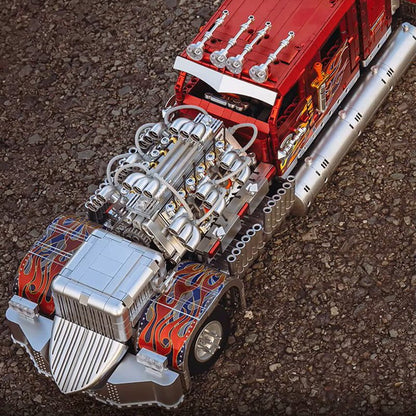 The American V24 Diesel Truck 3484Pcs - RBrickstem®
