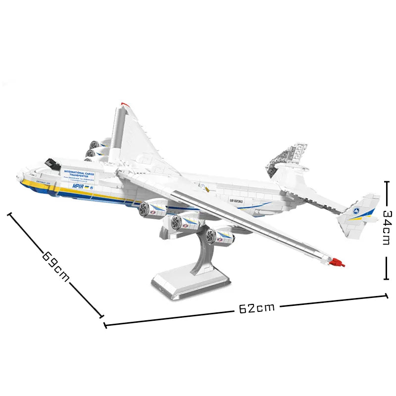 The Antonov AN - 225 1727pcs - RBrickstem®