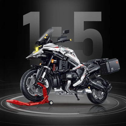 The German Touring Motorbike 2488Pcs - RBrickstem®