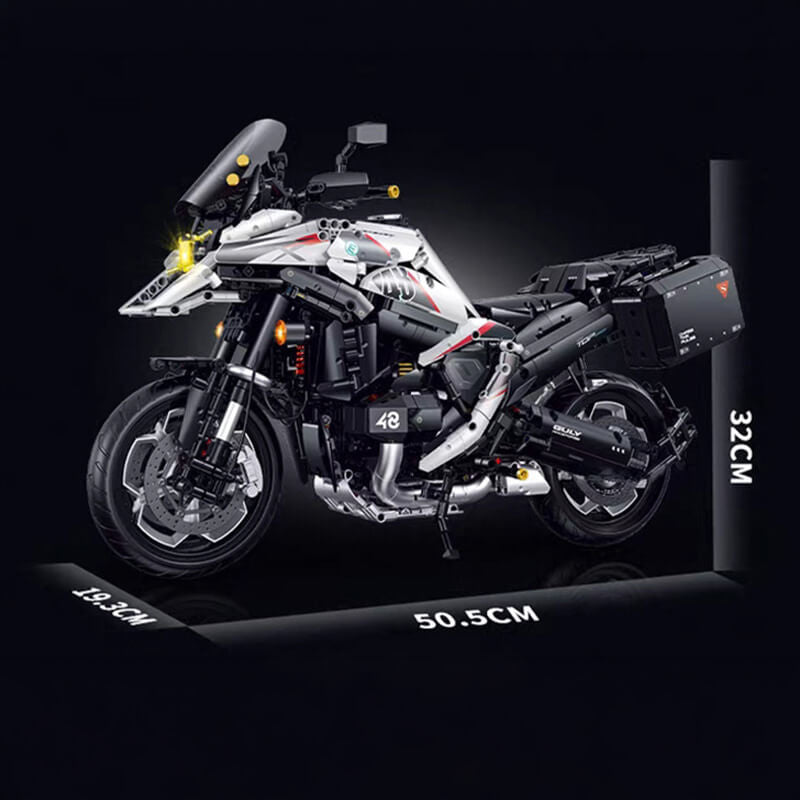 The German Touring Motorbike 2488Pcs - RBrickstem®